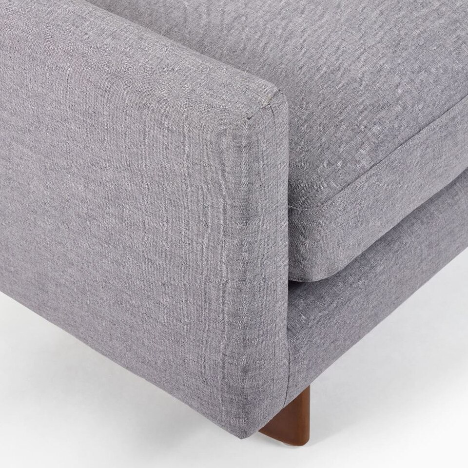 Anton Bench Wood Legs West Elm UK